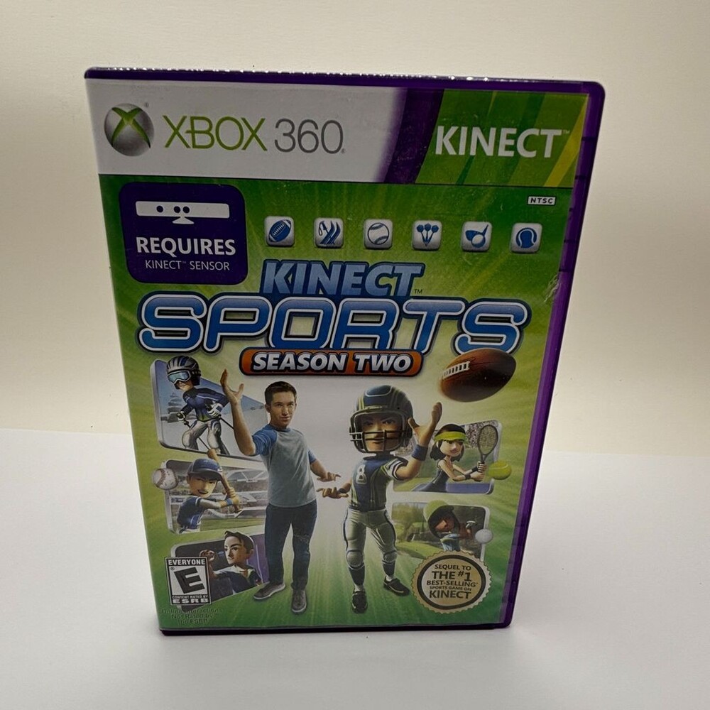 Kinect Sports Season Two (Microsoft Xbox 360, 2011) Complete W/ Manual
